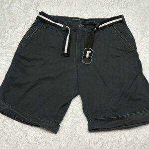Men’s Rocawear Classic Black Belted Shorts